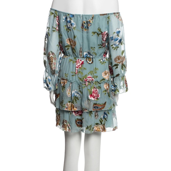 Alice + Olivia Waylon floral dress Size 4 - Picture 3 of 10